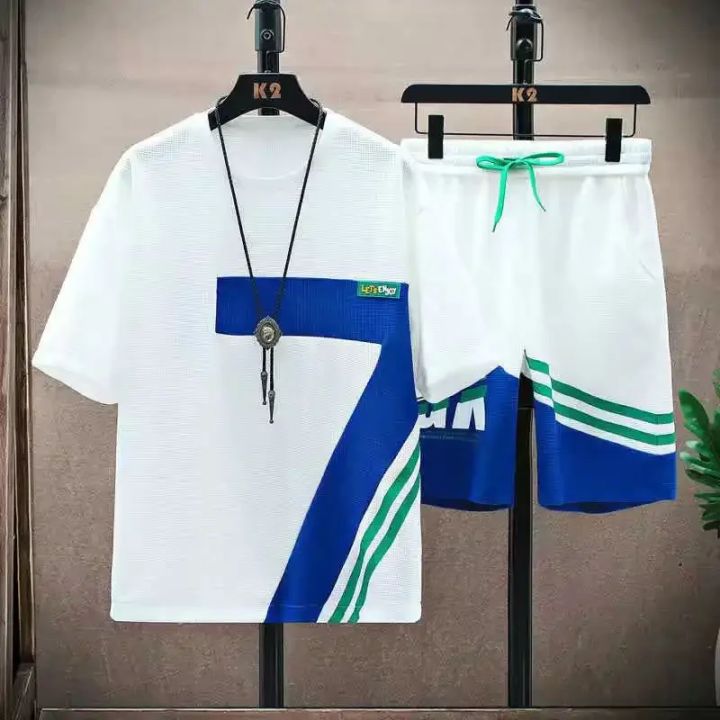 Summer%20T%20Shirts%20for%20Men%20Clothing%20Casual%20Gradient%20Men%20Set%20Tshirt%20Summer%20Running%20Men's%20Two-piece%20Oversize%20Gym%20Sport%20Short%20Pants%20-%20Image%206