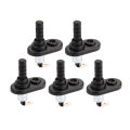 DaierTek 5PCS Door Pin Switch 12V Alarm Hood Pin Switch Momentary Universal Adjustable Door Jamb Flange Light Switch 20A 12V. 