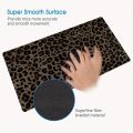 Wild leopard print super large mouse pad  non-slip bottom gaming office computer desk pads thickened wear-resistant carpet. 
