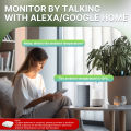 MOES Tuya Smart ZigBee Soil Temperature Humidity Moisture Sensor Plant Tester Moisture Detector Real Time Monitor Voice Control. 