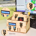 Keyestudio Microbit V2 Starter Kit  Smart Home Kit V2 for BBC Micro:Bit Starter Kit DIY STEM Python & Makecode Programming kit. 