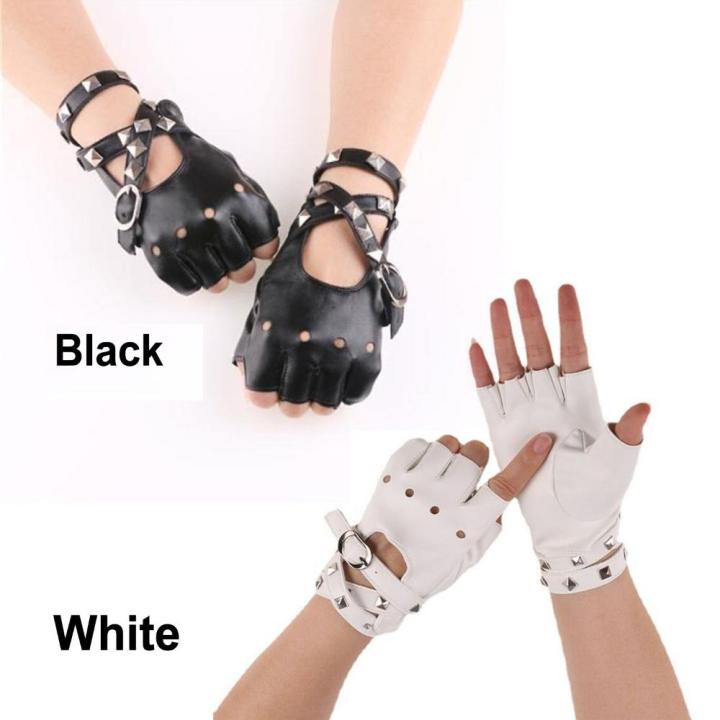 Unisex%20Fingerless%20Driving%20PU%20Leather%20Gloves%20Motor%20Cool%20Rivet%20%20Disco%20Dancing%20Rock%20and%20Roll%20Black%20Red%20White%20Punk%20Gloves%20-%20Image%206