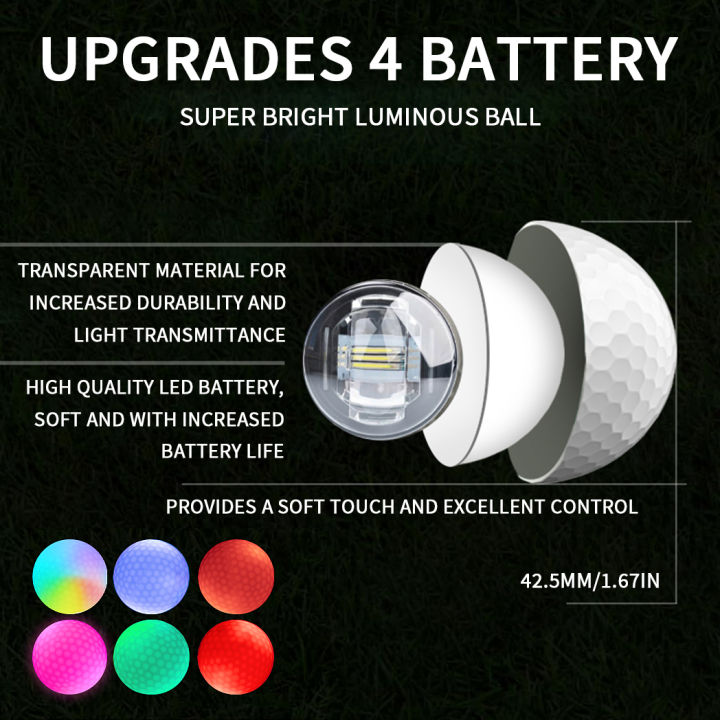 Caiton%206Pcs%20LED%20Golf%20Balls%20Impact%20Activated%20Ultra%20Bright%20Night%20Golf%20Glow%20Balls%20Long%20Lasting%20Light%20Practice%20Play%20%20for%20Golfers%20-%20Image%206