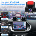 Car Android Navigator USB HD 720P 170° DVR Driving Recorder Media Comes with ADAS Driving Assistance Function Recorder Night. 