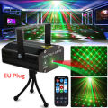 Mini Laser Lights LED Stage Light DJ Disco Light Projector New Sound Activated Remote Control Flash For Christmas Party Lights. 