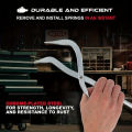 Drum brake spring clamp, spring disassembly clamp, disassembly and assembly drum brake adjustment and maintenance tool.