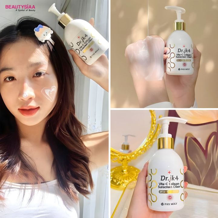 Dr.%20JK4%20Vitamin%20C%20Collagen%20Sunscreen%20Cream%20SPF%2050+/+++%20UVA/UVB%20-%20200Ml%20-%20Image%202