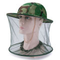 Anti Insect Mesh Fishing Caps Mosquito Head Net Camouflage Bee Veil Hat Outdoor Face Cover Sun Protection for Beekeeping Hiking.