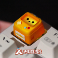 Retro Game Theme Mechanical Keyboard Keycap Resin Esc Key Layered Drip Glue Custom Gaming Keyboard Accessory Collectible Gift. 