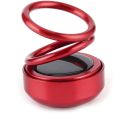 Solar Dashboard Idol Ring Car Decoration Air Freshener Automatic 360 Degree.