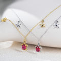 Bohemian Style S925 Sterling Silver Turtle Starfish Pendant Ankle Chain for Girls Trendy Fashion Foot Jewelry.