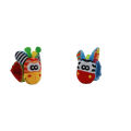 Cartoon Plush Socks Wrist Strap Rattles Baby Toys Newborn Infant Kids Animal Sock Foot Finder Toy Gift Soft Rattle 0-36 Months.
