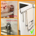 Towel Rack Over Door Towel Bar Hanging Holder Stainless Steel Kitchen Cabinet Bathroom Towel Rag Rack Home Organizer Hanger.