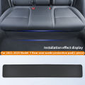 for Tesla Model Y Juniper Seat Kick Pad Cover, Interior Strip Corner Guard Accessories 16/2000  Anti-kick pad under the rear sea. 