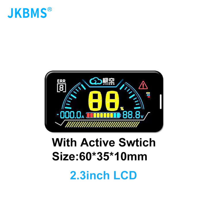 JKBMS Smart BMS LCD Display 2.3 Inch Lithium Battery Smart Bms ...
