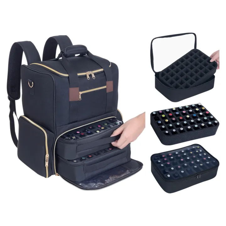 UOZL%20Nail%20Polish%20Organizer%20Backpack%20Holds%2080%20Bottles%20and%20a%20Nail%20Lamp%20Supplies%20with%202%20Removable%20Cases%20Storage%20Bag%20Professional%20Tr%20-%20Image%204
