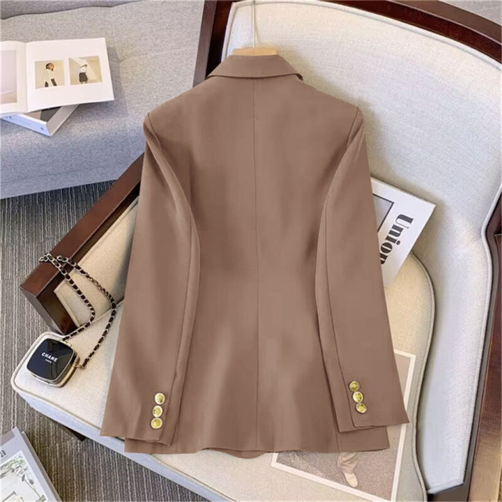 Women%20Fashion%20Temperament%20Blazer%20Long%20Sleeve%20Double%20Breasted%20Slim%20Coat%20Fall%20Spring%20New%20In%20Suit%20Jacket%20Office%20Lady%20Casual%20Outwear%20-%20Image%205