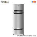 WHIRLPOOL Protton 260 Litres Triple Door Frost Free Refrigerator (Alpha Steel). 