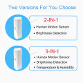 Tuya ZigBee 10G Smart Pir Motion Sensor Detector/Temperature and Humidity Sensor  Security Burglar Works With Home Assistant. 