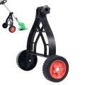 Adjustable String Trimmer Support Wheels Push Lawn Mower Stand Auxiliary Wheels Universal Lawn Mower Stand For Brush Cutter Part. 