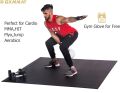 Gxmmat Large Exercise Mat 6'x4'x7mm, Thick Workout Mats for Home Gym Flooring, Extra Wide Non-Slip. 