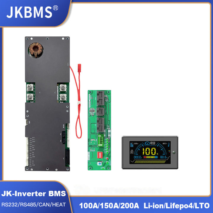 JKBMS Inverter Smart BMS 8S 16S 24V 48V 8S-16S 100A 150A 200A Family ...