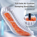 Sport Insoles Full for Feet PU air cushion Sole Soft Breathable Shock Absorption Running Shoes Pad for Arch Support Insole.