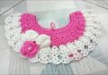 Kushikatar gola Crochet baby neck for any size made by the thread of Nine best for summer baby girls Handmade Fashionable cute Crochet Baby Neck Design dress for girls 1 peices white and Green Colour Kushikatar jamar gola crochet baby neck design.