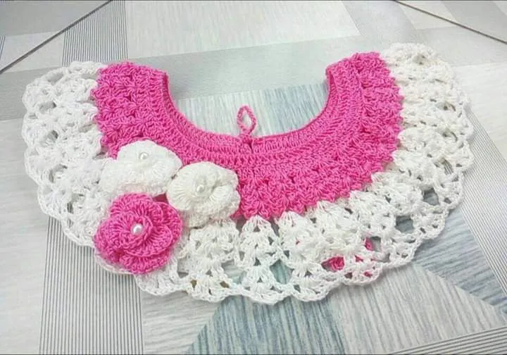 Kushikatar%20gola%20Crochet%20baby%20neck%20for%20any%20size%20made%20by%20the%20thread%20of%20Nine%20best%20for%20summer%20baby%20girls%20Handmade%20Fashionable%20cute%20Crochet%20Baby%20Neck%20Design%20dress%20for%20girls%201%20peices%20white%20and%20Green%20Colour%20Kushikatar%20jamar%20gola%20crochet%20baby%20neck%20design%20-%20Image%208
