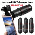 18/28/36X Monocular  Clip-On Zoom HD  Lens Universal Phone Camera Telephoto Lens for Camping Hunting Sports. 