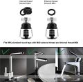 360 Rotate Swivel Water Saving Tap Aerator Diffuser Faucet Nozzle. 
