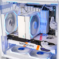 Jungle Leopard Prism XH PC Case Fan 5V 3Pin 120mm  ARGB Cyclic Mirror Light Effect PWM Cooling Lian Fan Li. 