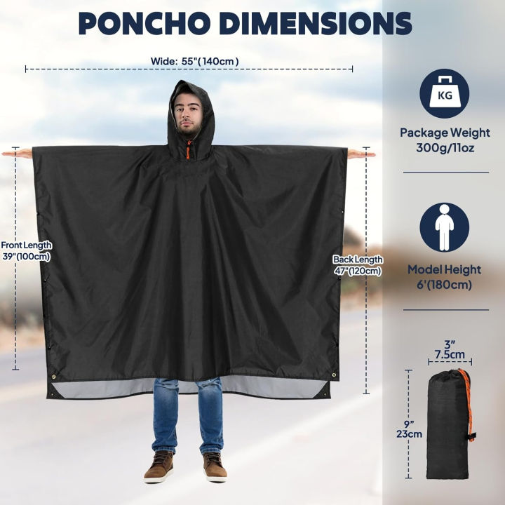 Hooded%20Rain%20Poncho%20for%20Adults%20Waterproof%20Lightweight%20Rain%20Coat%20for%20Men%20Women%20Reusable%20Rain%20Jacket%20for%20Emergency%20Outdoor%20-%20Image%203