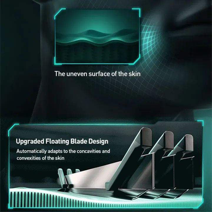 Gillette%20New%20Vector%203D%20Power%20Razor%20Floating%20Blades%20Shaving%20Beard%20Machine%20-%20Image%204
