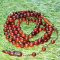 Kokka Wood Tasbeeh 100 Beads 6mm Round | Koka Wood Tasbeh | Kuka Wood Tasbeeh | Coca Wood Muslim Prayer Beads. 