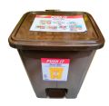 PUSH IT DUSTBIN, BIO HAZARD DUSTBIN 12 LITERS. 
