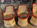 4 Hand Made Bamboo Chairs & Table Set | Furniture Set | Living Room | Sain Deals. 