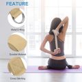 1.8mx3.8cm Yoga Strap for Stretching Cotton Yoga Belt with Adjustable Metal D-Ring Buckle Stretch Band for Fitness Pilate.