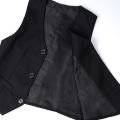 Black Vest Boys Dress Suit Kids Blazer Toddler Wedding Formal Piano Performance Waistcoats Children School Party Navy Clothes. 