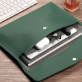1pcs Leather A4/A5 File Bag Waterproof Wear-resistant Ultra-large Capacity Folder Business Office School File Storage Supplies. 