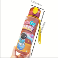 700ml Cosmic Astronaut Themed Insulated Water Bottle Leakproof Flip Lid Carrying Strap Portable Adorable Activities Cup BPA-Free.