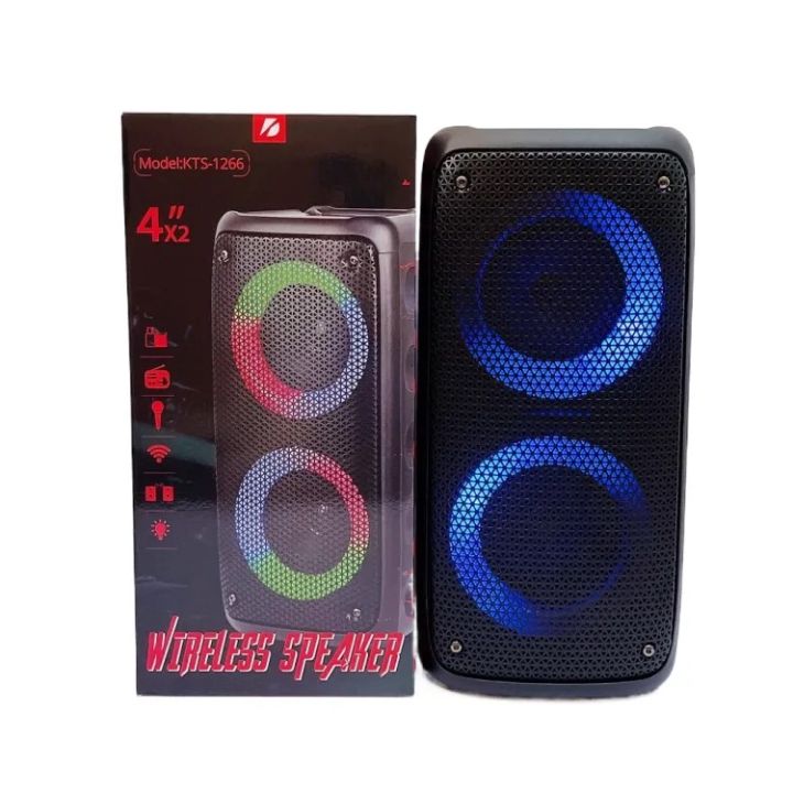 KTS-1266%204%20Inch%20Twin%20loudspeakers%20high%20quality%20portable%20speaker%20-%20Image%202