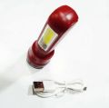 Rechargeable LED Torch Light SG-8672A Mini Pocket Flashlight Solar Charging Emergency Light. 