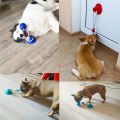 Dog Toys Pet Puppy Interactive Suction Cup Push TPR Ball Toys Molar Bite Toy Elastic Ropes Dog Tooth Cleaning Chewing Supplies.