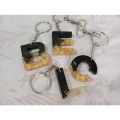 Customized Letter Keychain - Resin Art Land -. 