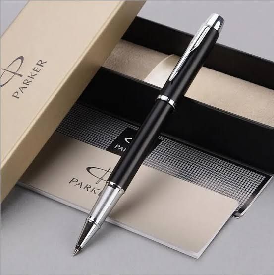 Original Parker IM Roller Ball Pen Lacquer Black Chrome Trim