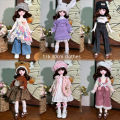 Sweet Cute Lolita Style Dress for 30cm 1/6 BJD Fat Body Dolls Baby Doll Clothes Outfit Dollhouse Accessories DIY Toys Girl .