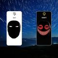 Led Mask with Rechargeable Bluetooth App Controlled, Customizable Shining Mask, LED Lighted Face Transforming Mask. 