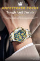 Olevs 9947 luxury fashion stainless steel imported waterproof chronograph active wrist-watch for men.