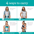 4 in 1 Baby Carrier Strap Newborn To Toddler Multifunctional Baby Sling Wrap Stretchy Carrier Babies Kangaroo Bag Convertible. 